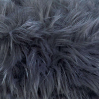 Thumbnail for Gray Faux Fur Stool - The Fox Decor