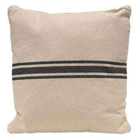 Thumbnail for Gray Stripe Grain Sack Pillow, 18