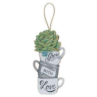 Thumbnail for Grow With Love Plaque Valentine Decor CWI+ 