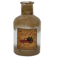 Thumbnail for Holiday Trim Antiqued Bottle, Christmas Decor - The Fox Decor