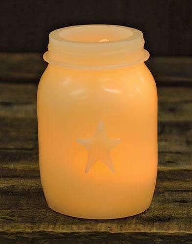 5" Mason Jar Timer Candle - The Fox Decor