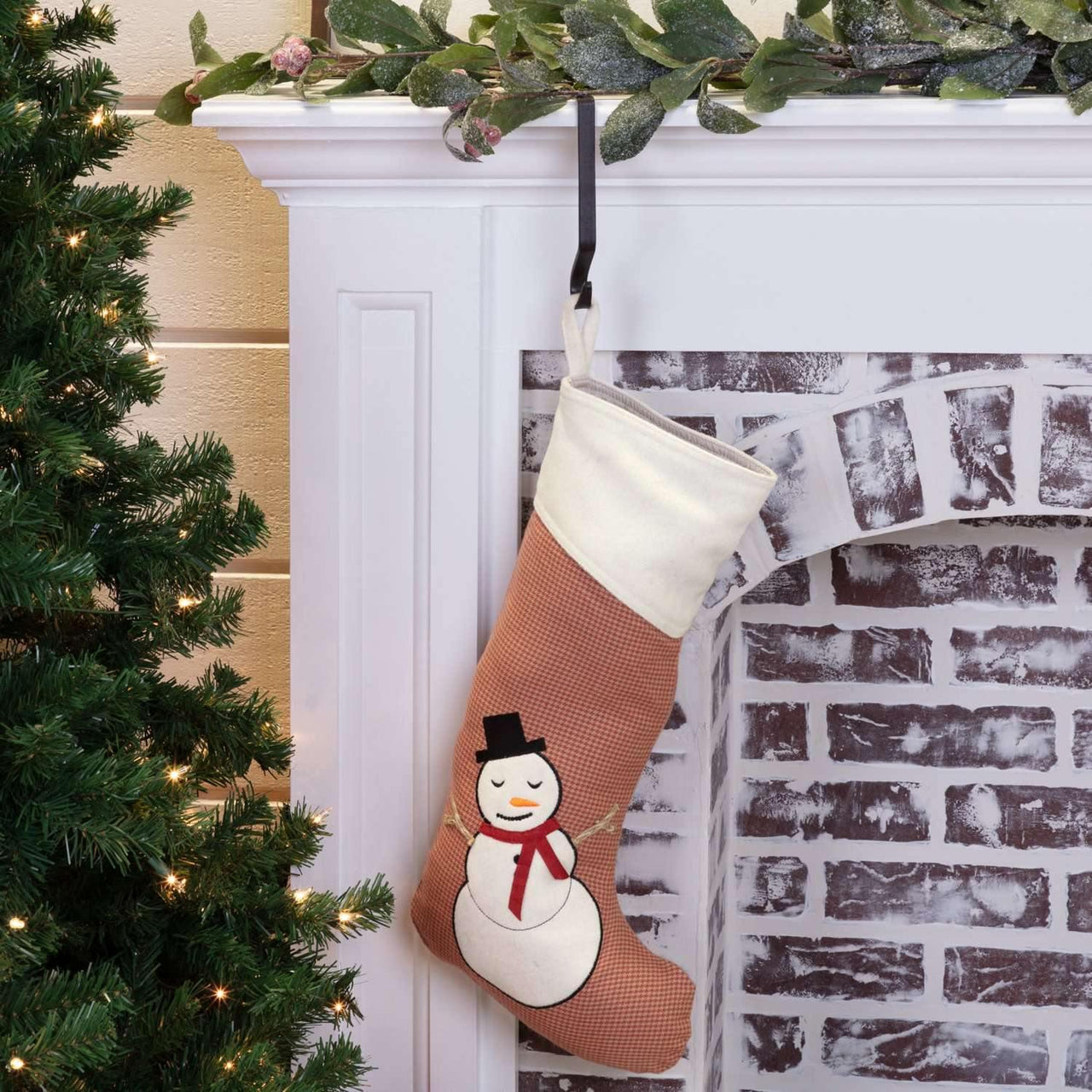 Let It Snow Stocking 11x20 VHC Brands - The Fox Decor