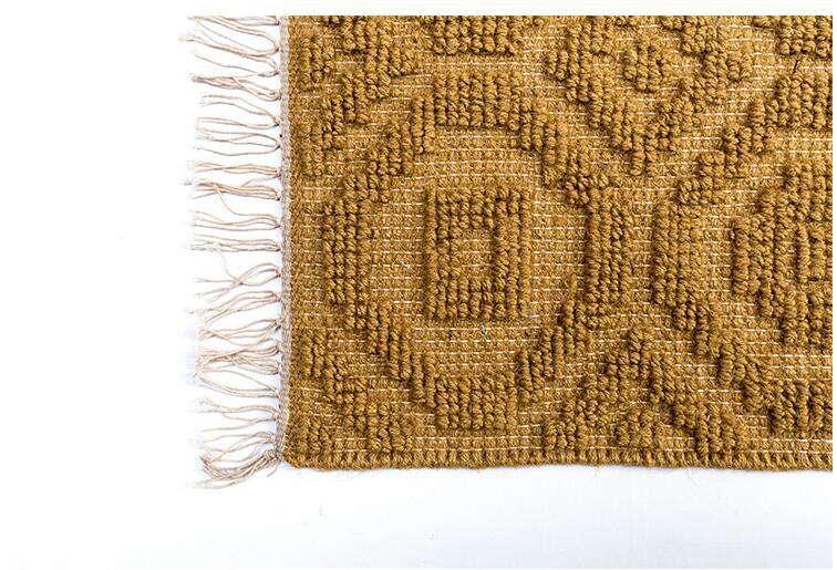 Handmade Straw Tatami Non-slip Braided Rug - The Fox Decor