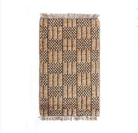 Handmade Straw Tatami Non-slip Braided Rug rug The Fox Decor 20x30" A 