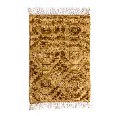 Handmade Straw Tatami Non-slip Braided Rug rug The Fox Decor 20x30" B 