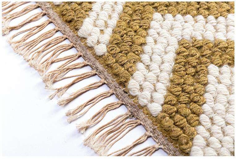 Handmade Straw Tatami Non-slip Braided Rug - The Fox Decor