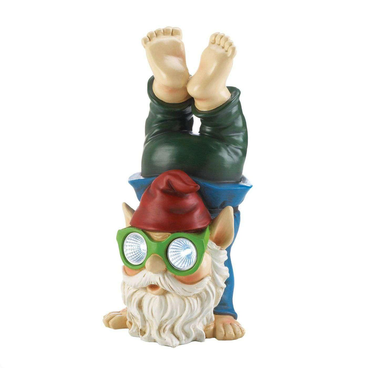 Handstand Solar Gnome Figurine - The Fox Decor