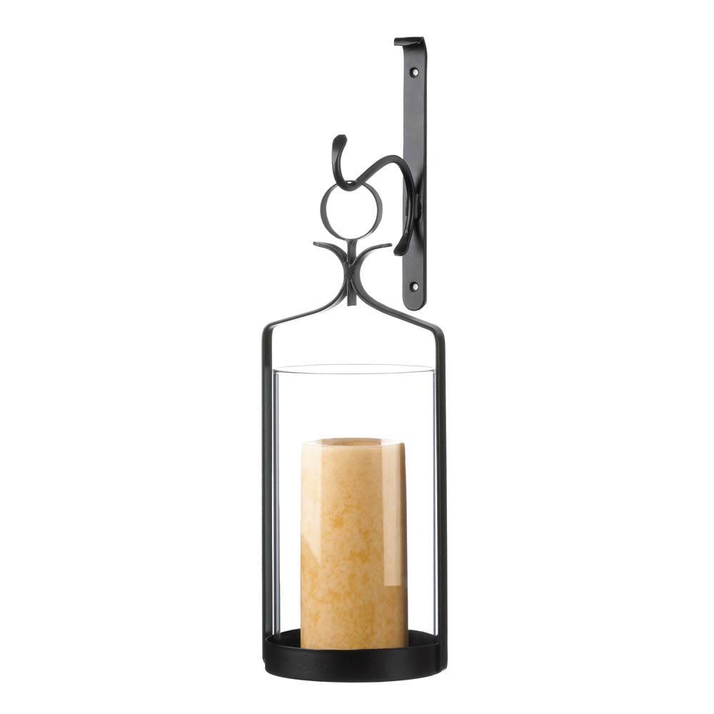 Hanging Hurricane Glass Wall Sconce - The Fox Decor