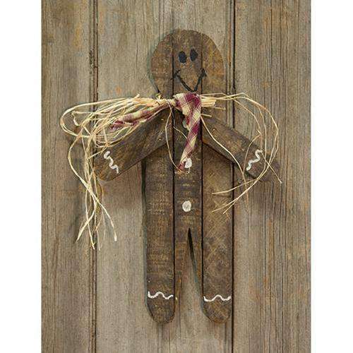 Hanging Lath Gingerbread Man, 16" Wall CWI+ 