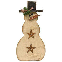 Thumbnail for Hanging Pine Snowman With Rusty Stars General CWI+ 