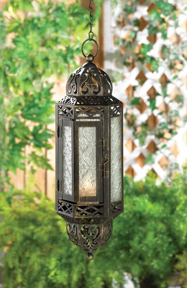 Hanging Victorian Candle Lantern - The Fox Decor