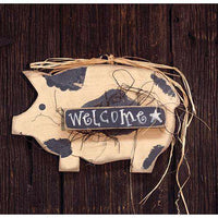 Thumbnail for Hanging Welcome Pig Wall Decor CWI+ 