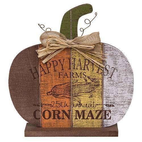 Happy Harvest Farms Pumpkin - The Fox Decor