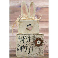 Thumbnail for Happy Spring Bunny Stacker Spring Made USA CWI+ 