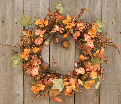 Harvest Garden Wreath, 14" Wreaths CWI+ 