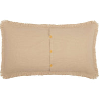Thumbnail for Burlap Vintage King Sham w/ Fringed Ruffle 21x37 VHC Brands - The Fox Decor