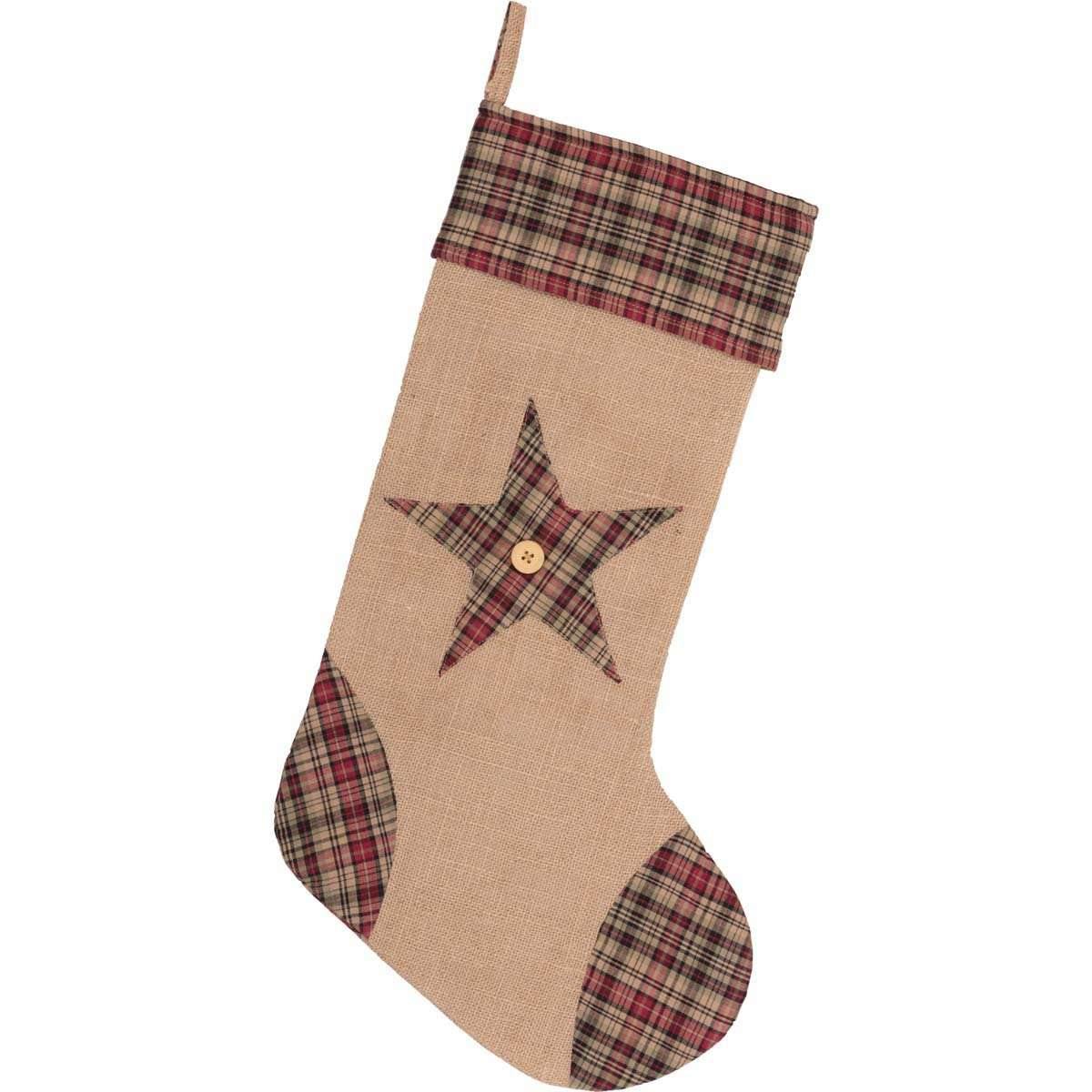 Clement Star Stocking 12x20 VHC Brands - The Fox Decor