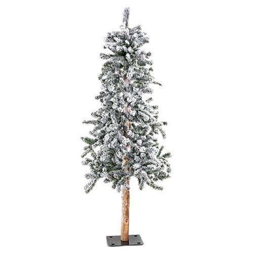Heavy Flocked Alpine Tree, 5ft - The Fox Decor