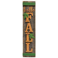 Hello Fall Wood Sign - The Fox Decor