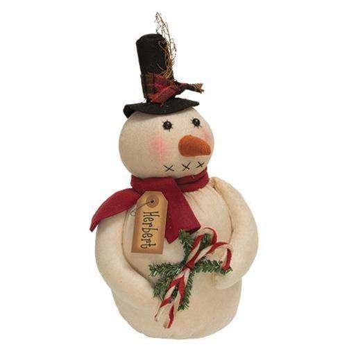 Herbert Top Hat Snowman Tabletop & Decor CWI+ 