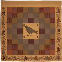 Thumbnail for Heritage Farms Applique Crow & Star Shower Curtain 72