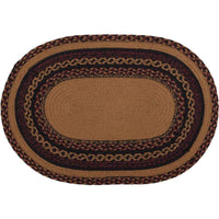 Thumbnail for Heritage Farms Crow Jute Braided Rug Oval rugs VHC Brands 