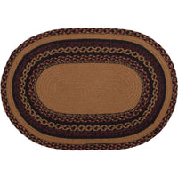 Thumbnail for Heritage Farms Crow Jute Braided Rug Oval rugs VHC Brands 