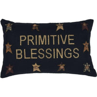 Thumbnail for Heritage Farms Primitive Blessings Pillow 14x22 - The Fox Decor