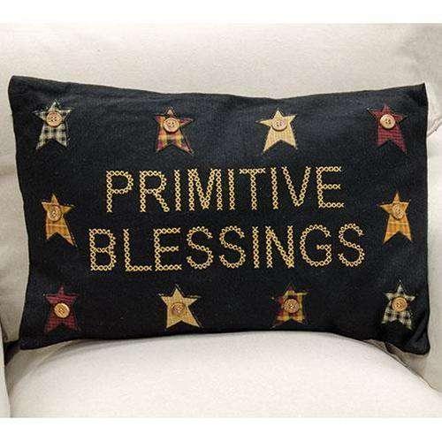 Heritage Farms Primitive Blessings Pillow 14x22 - The Fox Decor