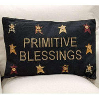 Thumbnail for Heritage Farms Primitive Blessings Pillow 14x22 Pillows VHC Brands 