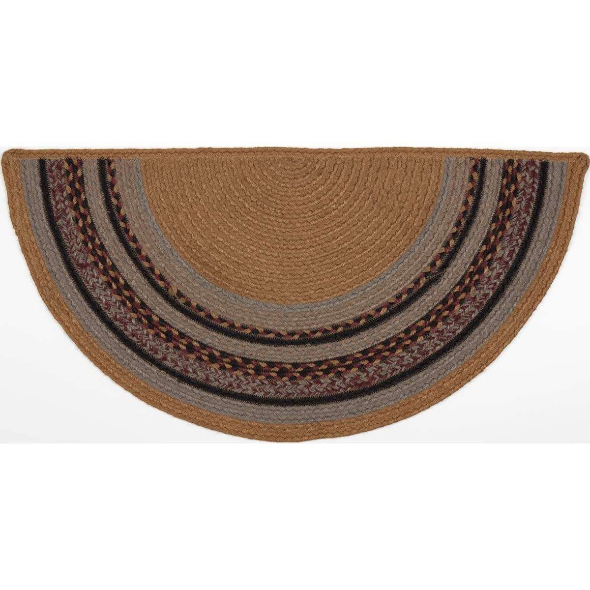 Heritage Farms Sheep Jute Braided Rug Oval/Half Circle rugs VHC Brands 