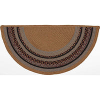 Thumbnail for Heritage Farms Sheep Jute Braided Rug Oval/Half Circle rugs VHC Brands 