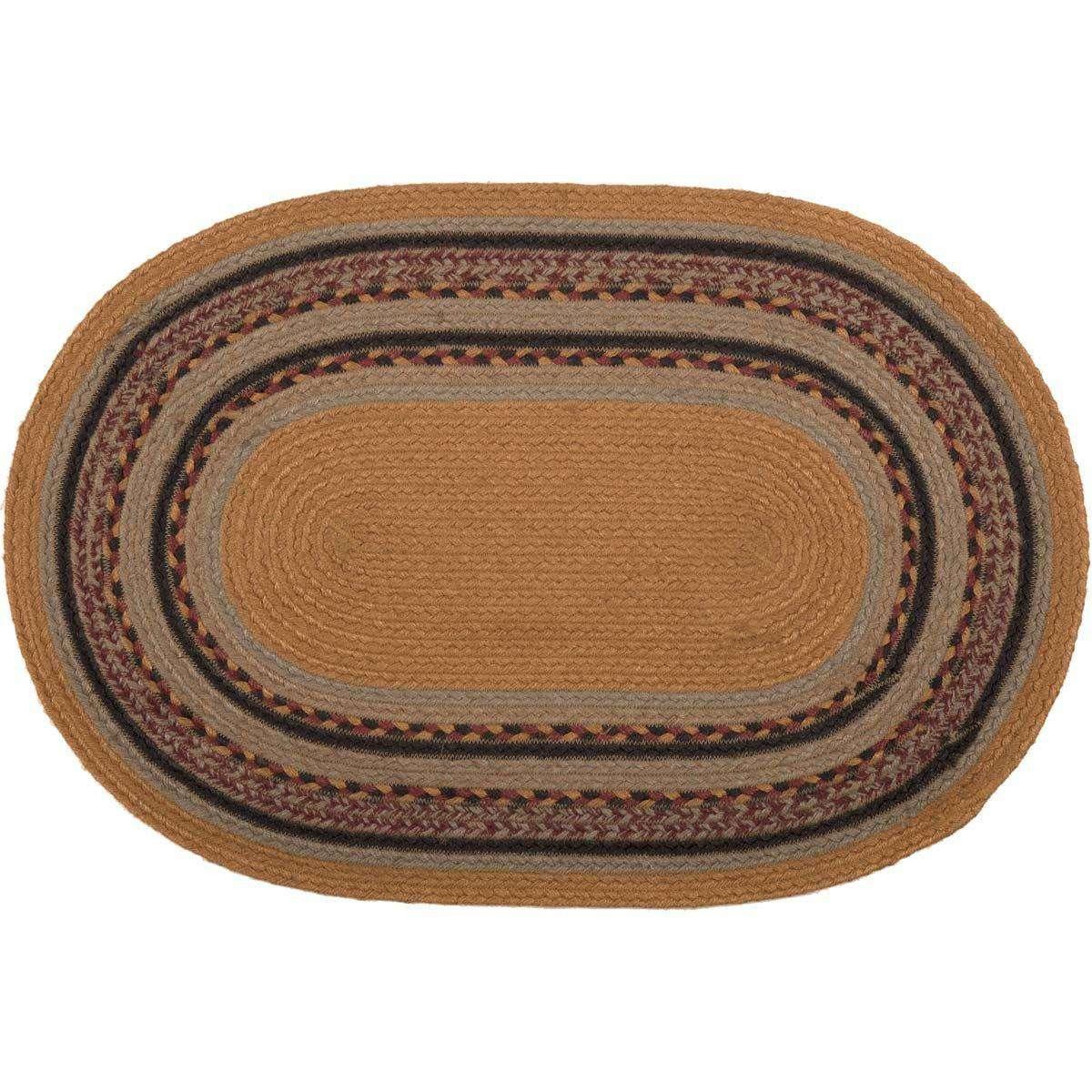 Heritage Farms Sheep Jute Braided Rug Oval/Half Circle rugs VHC Brands 