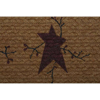 Heritage Farms Star and Pip Jute Braided Rug Oval - The Fox Decor