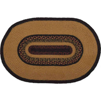 Heritage Farms Star Jute Braided Rug Oval VHC Brands - The Fox Decor