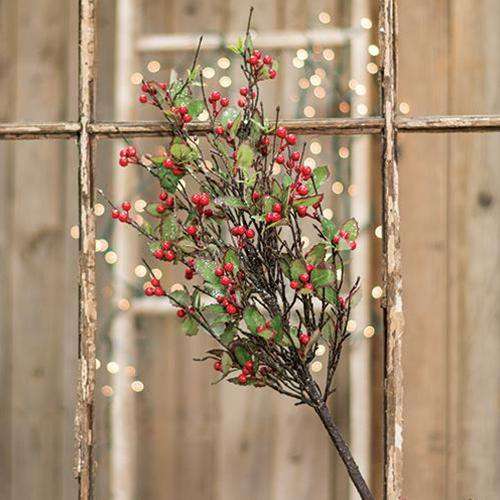 Holly & Berry Bush, 22" General CWI+ 