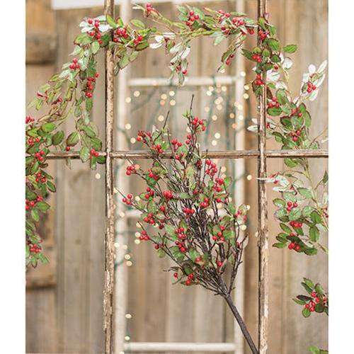 Holly & Berry Bush, 22" - The Fox Decor
