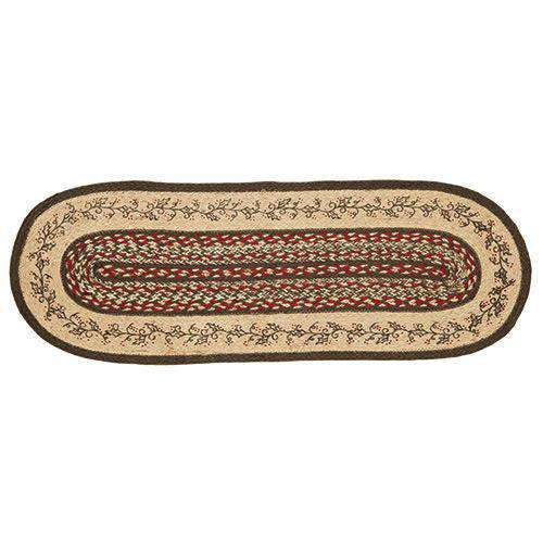 Holly Berry Jute Runner Tabletop CWI+ 