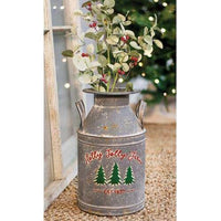Holly Jolly Farm Milk Can - The Fox Decor