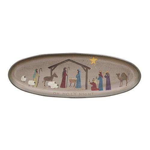 Holy Night Nativity Tray - The Fox Decor