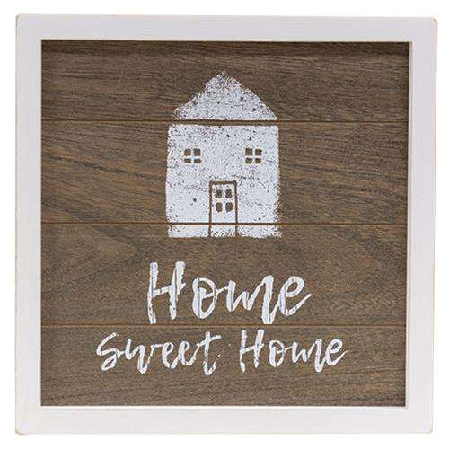 *Home Framed Sign w/ Easel - Home Sweet Home Pictures & Signs CWI+ 