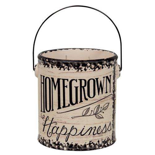 Home Grown Happiness Bucket Candle, 16oz, Buttered Maple Syrup General CWI+ 