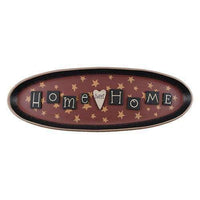 Home Sweet Home Oval Tray - The Fox Decor