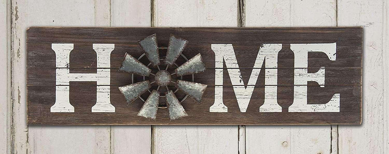 Home Windmill Sign Farmhouse Decor CWI+ 