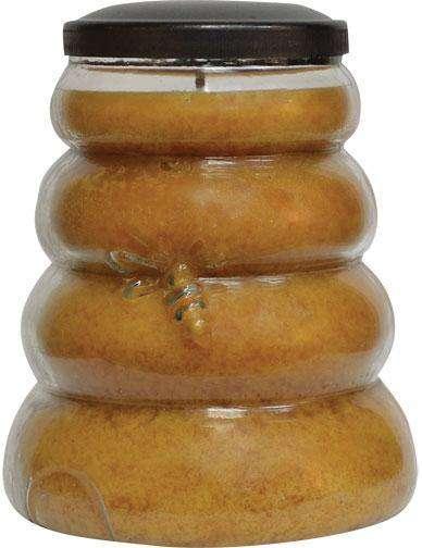 ^^Honey Pear Cider Beehive Jar Candle, 14 oz Keeper of the Light CWI+ 