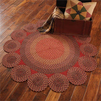Thumbnail for Circle Circles Round Braided Rug 4.5' Park Designs - The Fox Decor