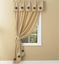 Thumbnail for Carrington Lined Ticking Patch  Valance Park designs