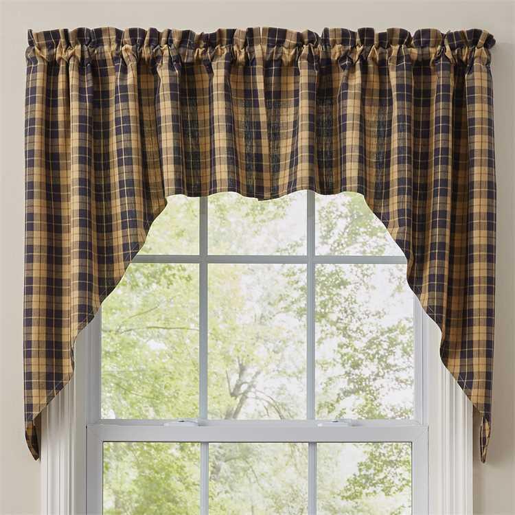 Set of 2 Pittsfield Window Curtain Swag - Park Designs - The Fox Decor