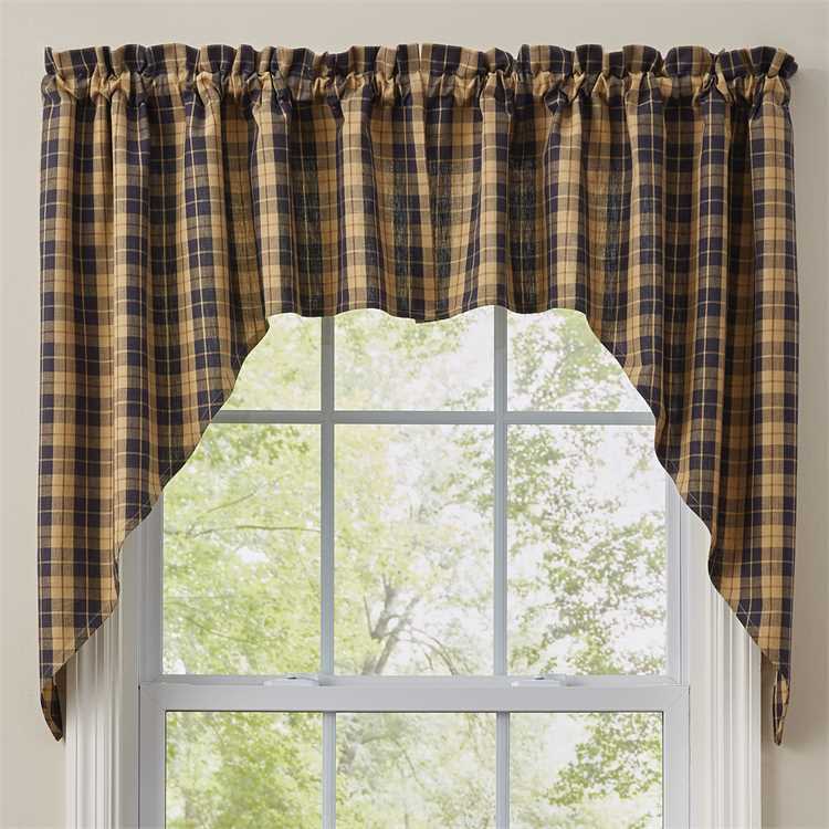 Set of 2 Pittsfield Window Curtain Swag - Park Designs