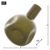 Thumbnail for Hunter Green Abstract Vase - The Fox Decor